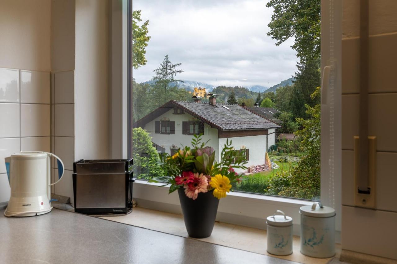 Ferienwohnung Landhaus Helga Unterm Schloss Schwangau Exteriér fotografie